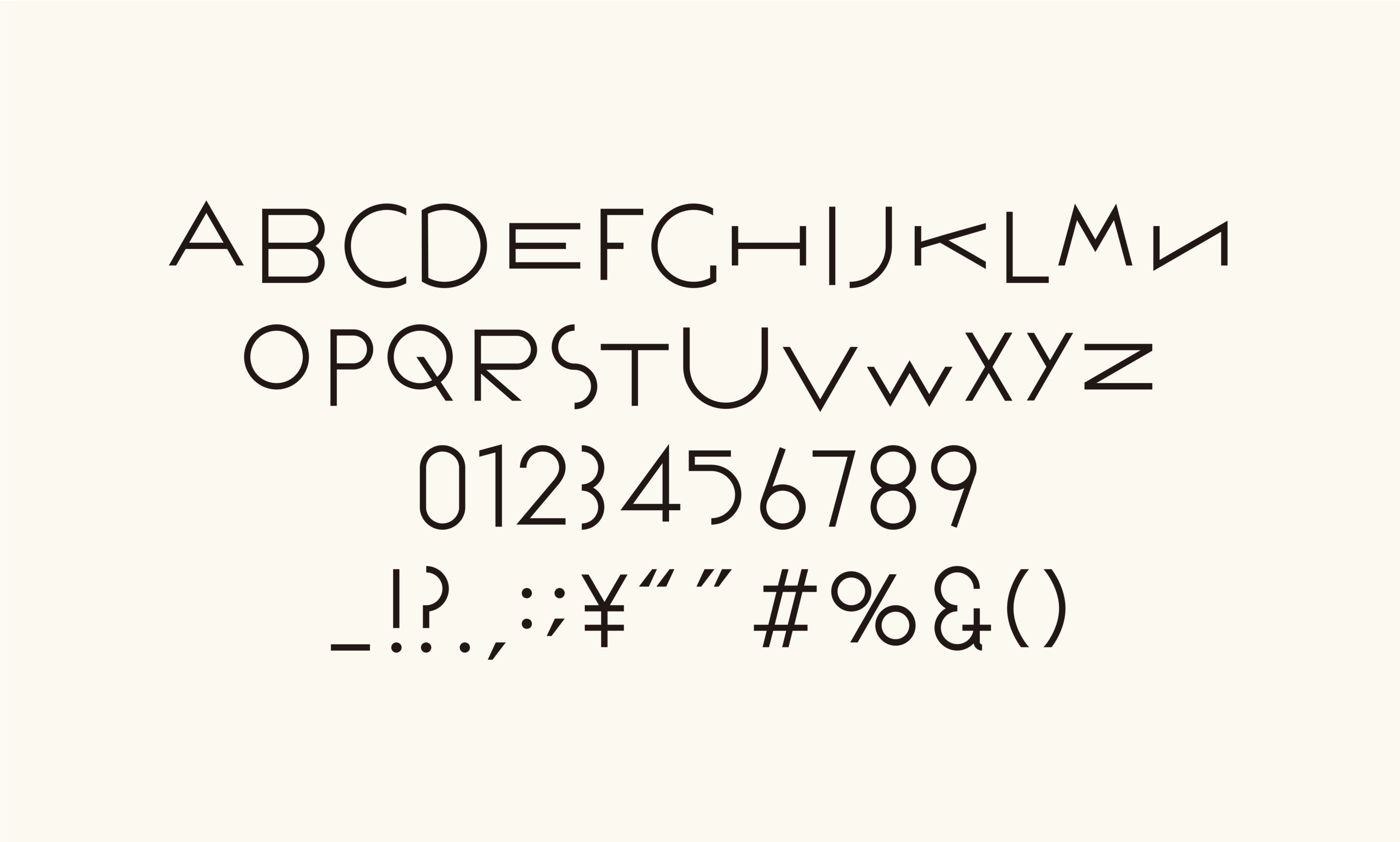 書体・オリジナルフォント